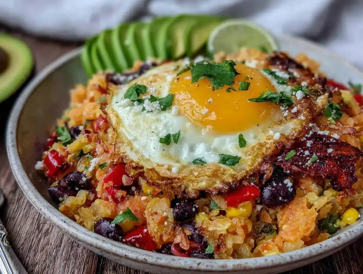 southwest breakfast bowl preparation steps