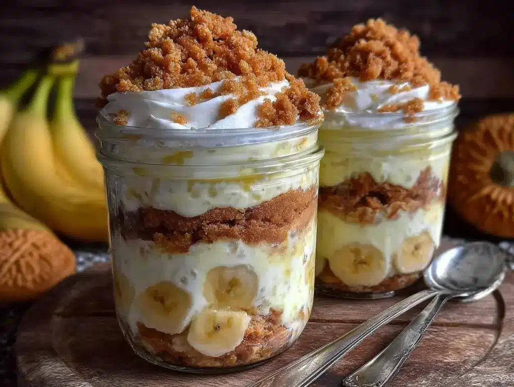 banana pudding overnight oats - featured image