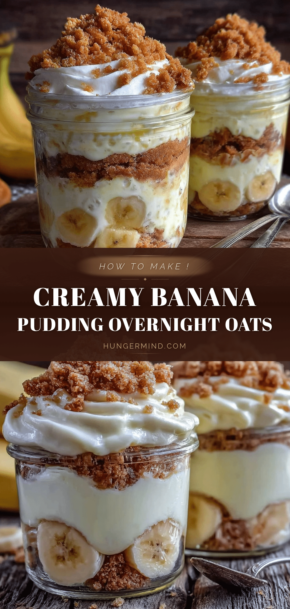 banana pudding overnight oats recipe