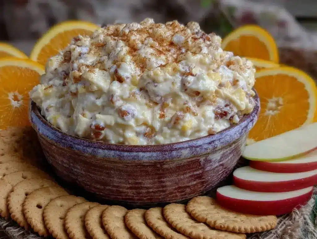 creamy banana bread dip - featured image