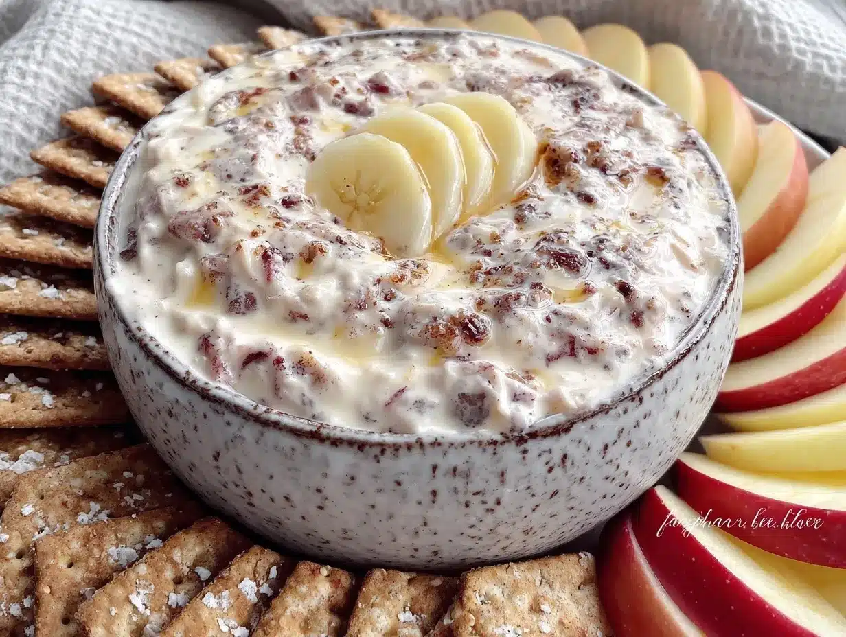 creamy banana bread dip preparation steps
