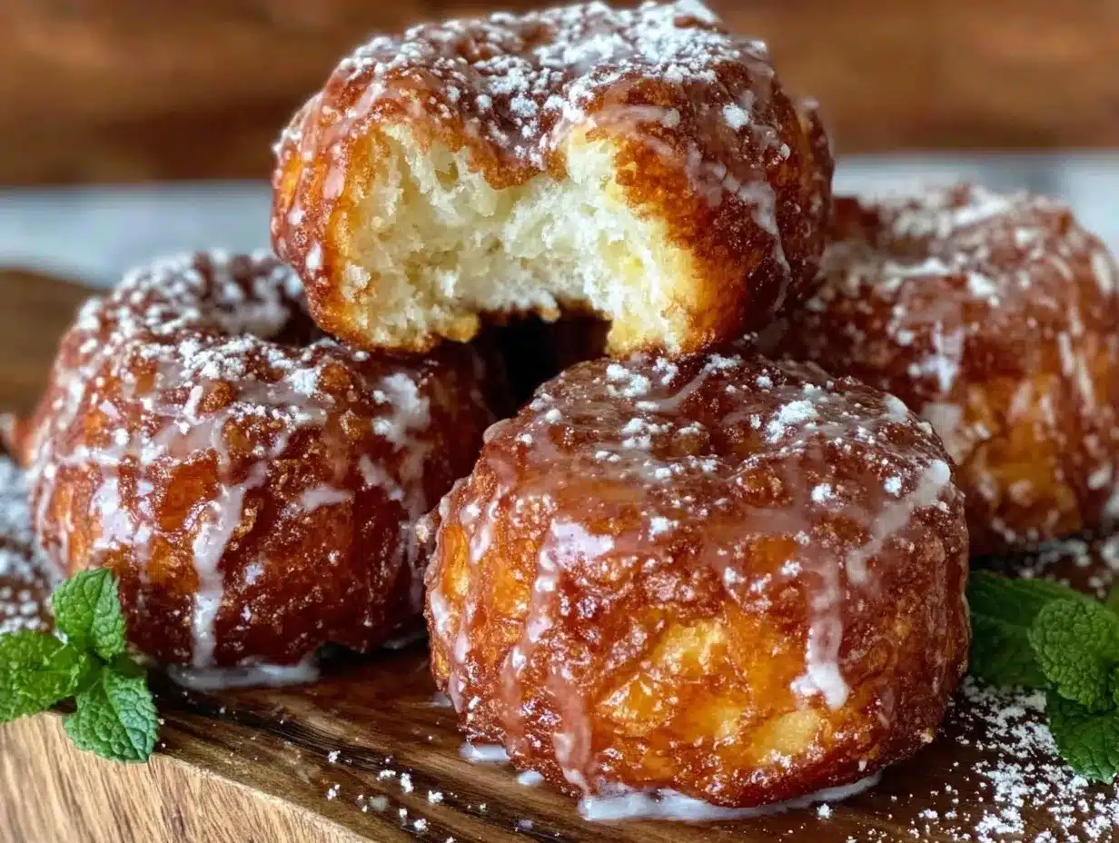 crispy air fryer glazed donuts preparation steps