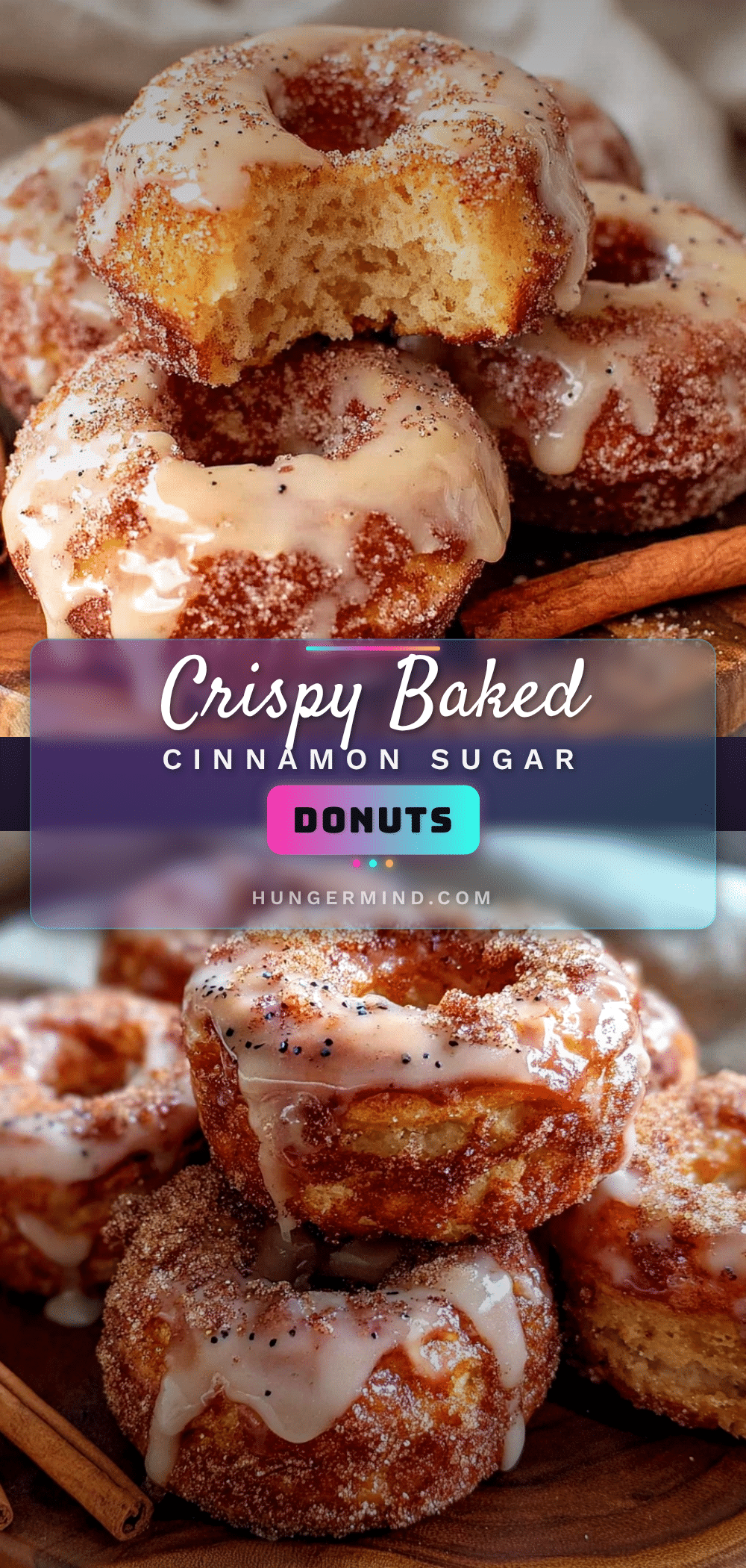 crispy baked cinnamon sugar donuts recipe