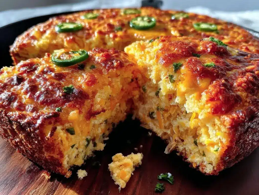 crispy cast iron cornbread - featured image