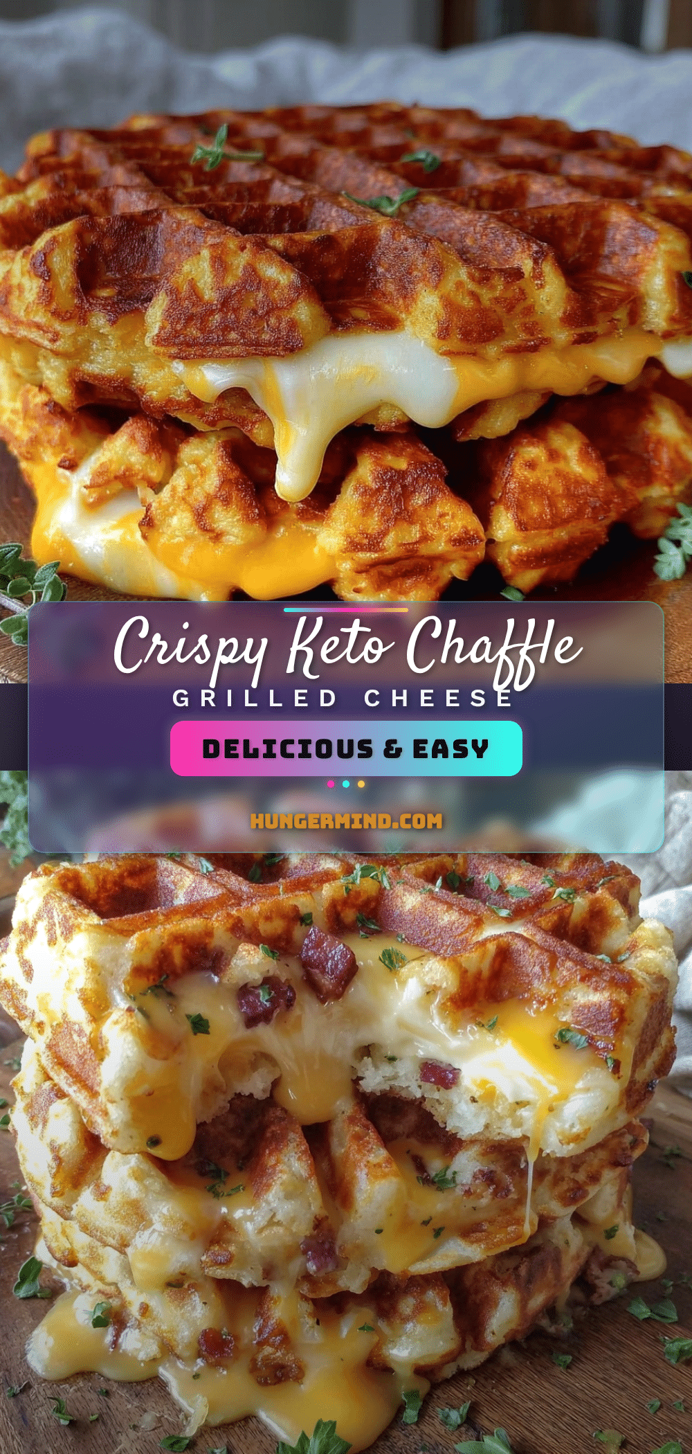 crispy chaffles keto waffle grilled cheese sandwich recipe