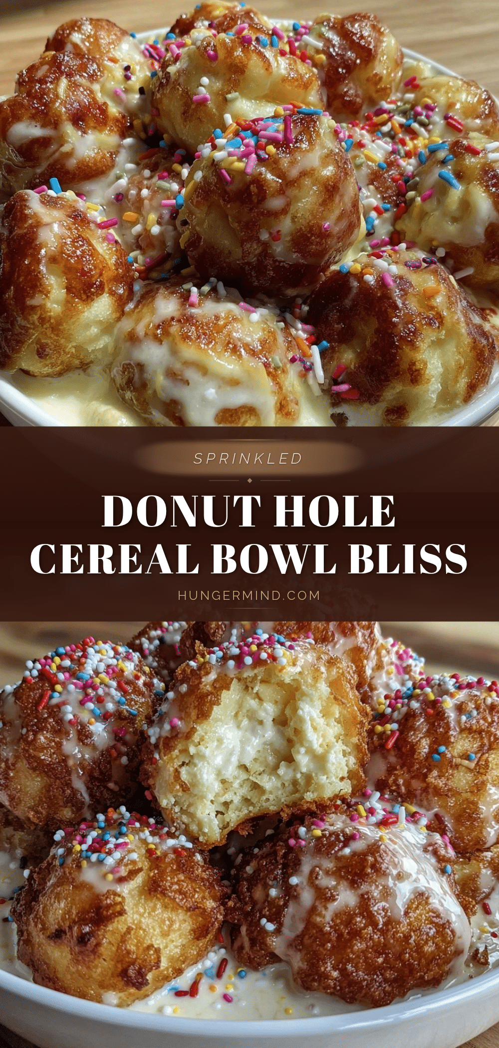crispy donut hole cereal bowl recipe