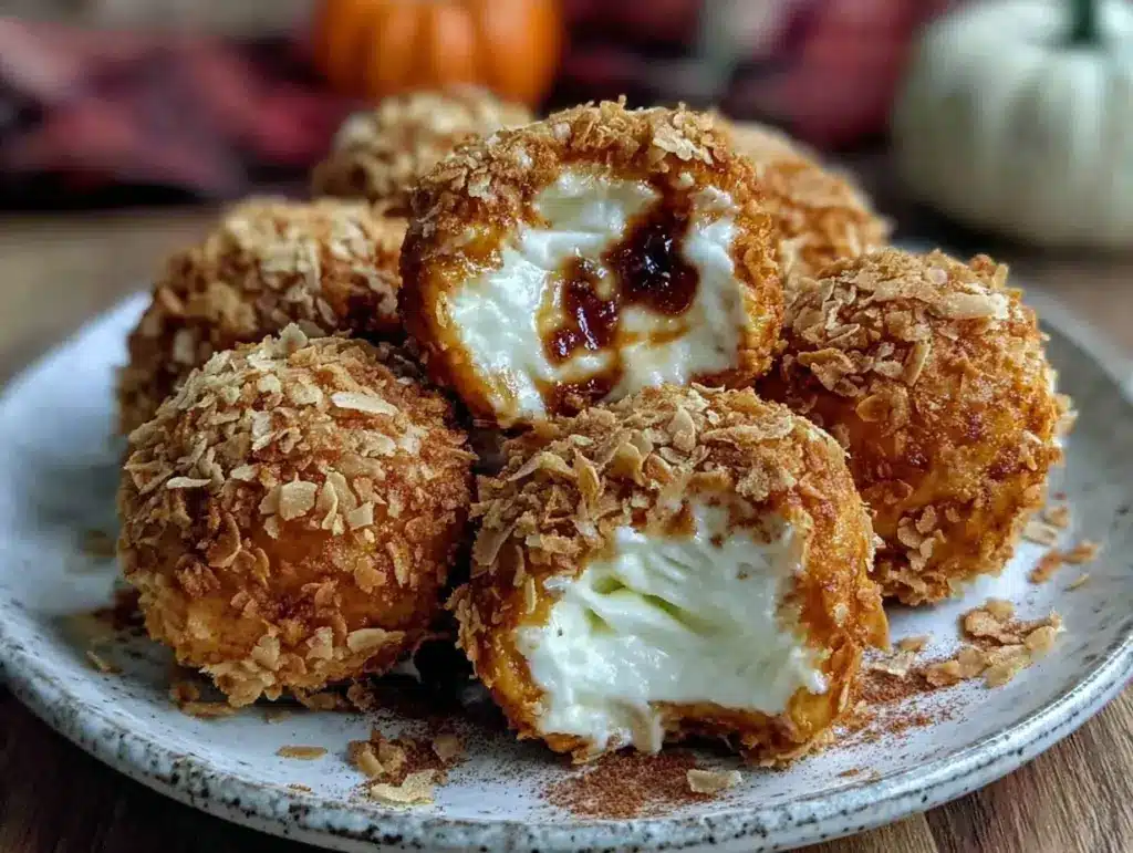crispy fried ice cream balls - featured image