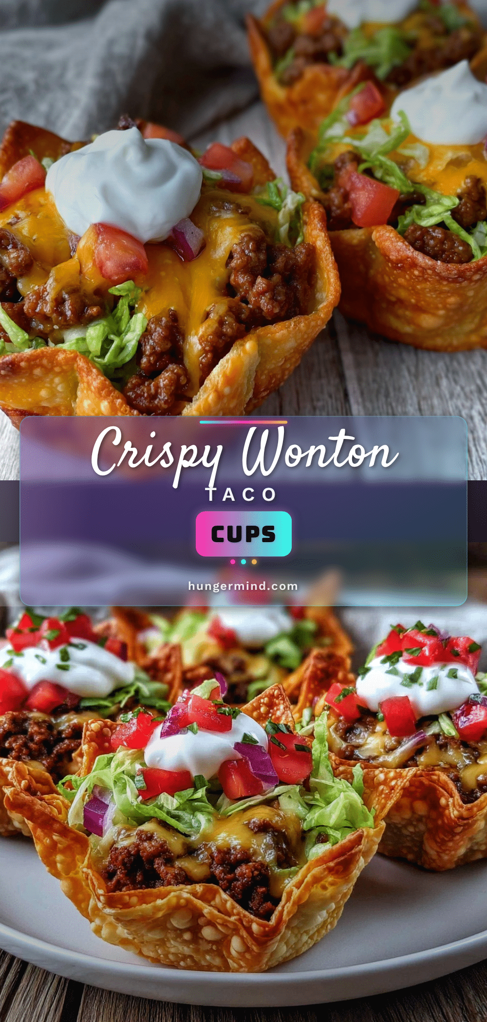 crispy muffin tin taco cups recipe