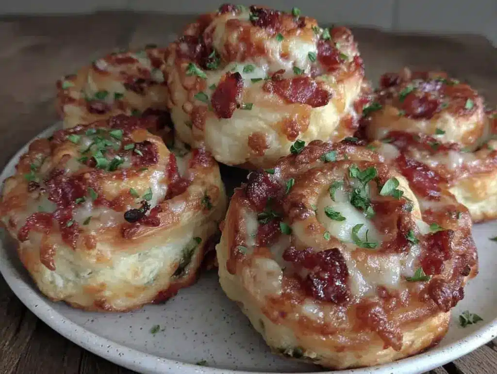 Easy Cheesy Mini Crescent Roll Pizza Pinwheels - featured image