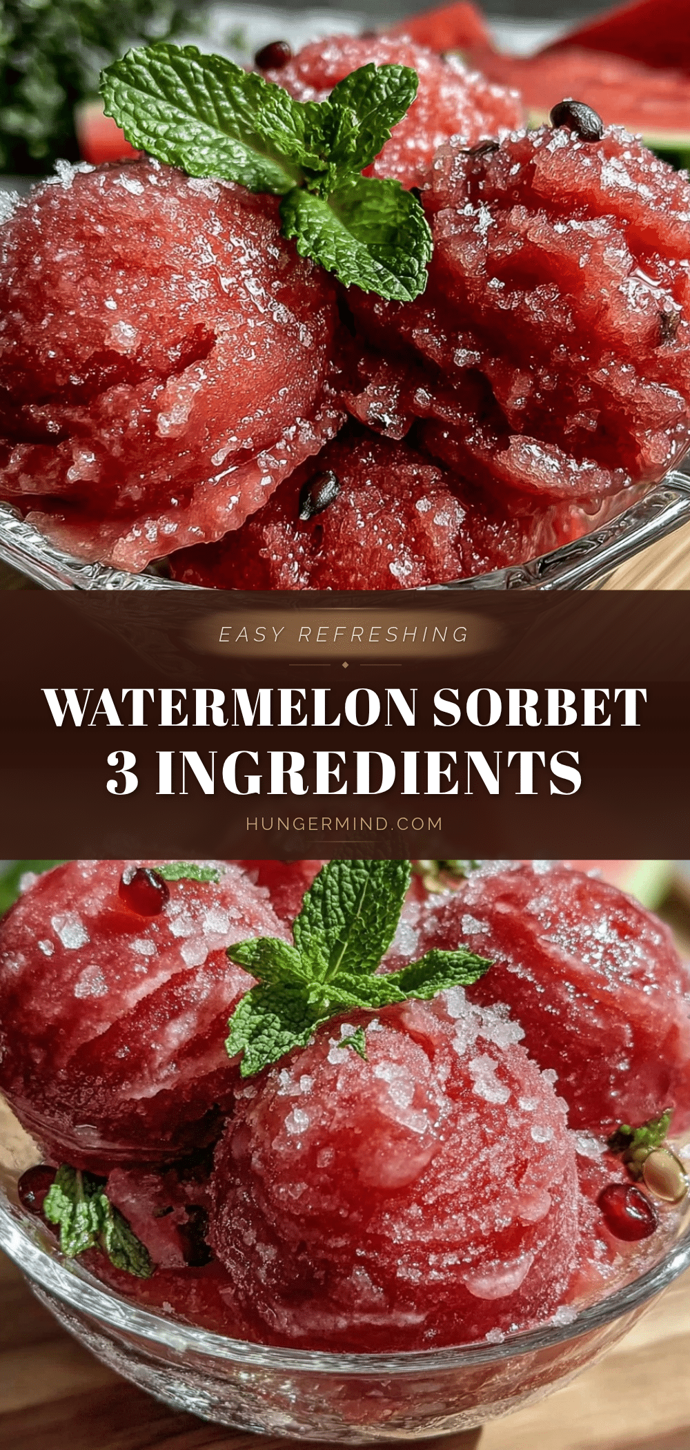 easy watermelon sorbet recipe