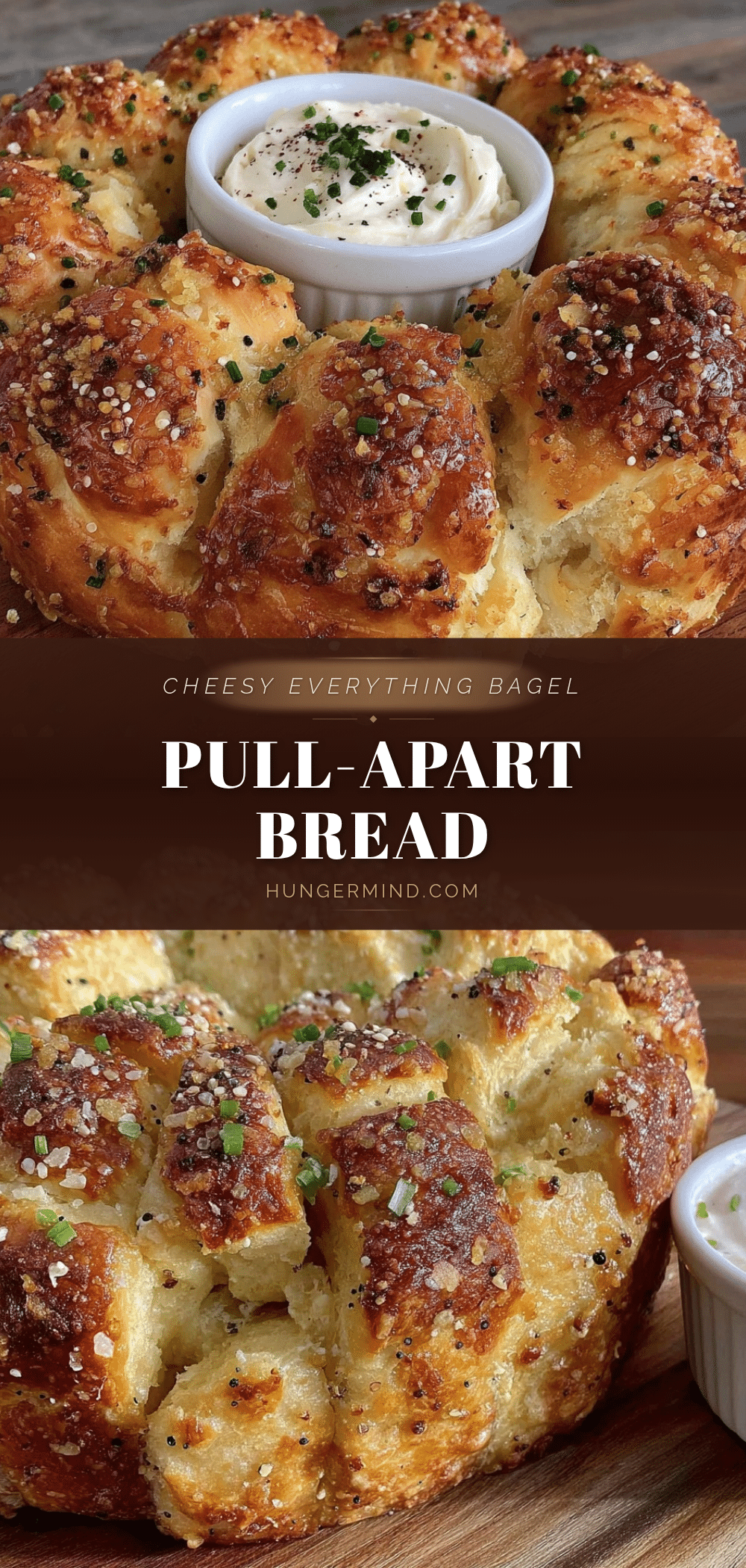 everything bagel pull-apart bread recipe