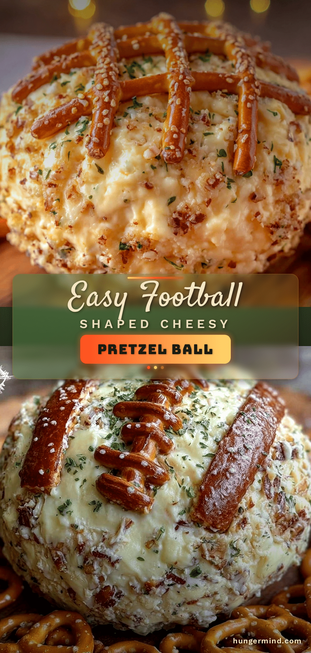 football shaped cheese ball recipe