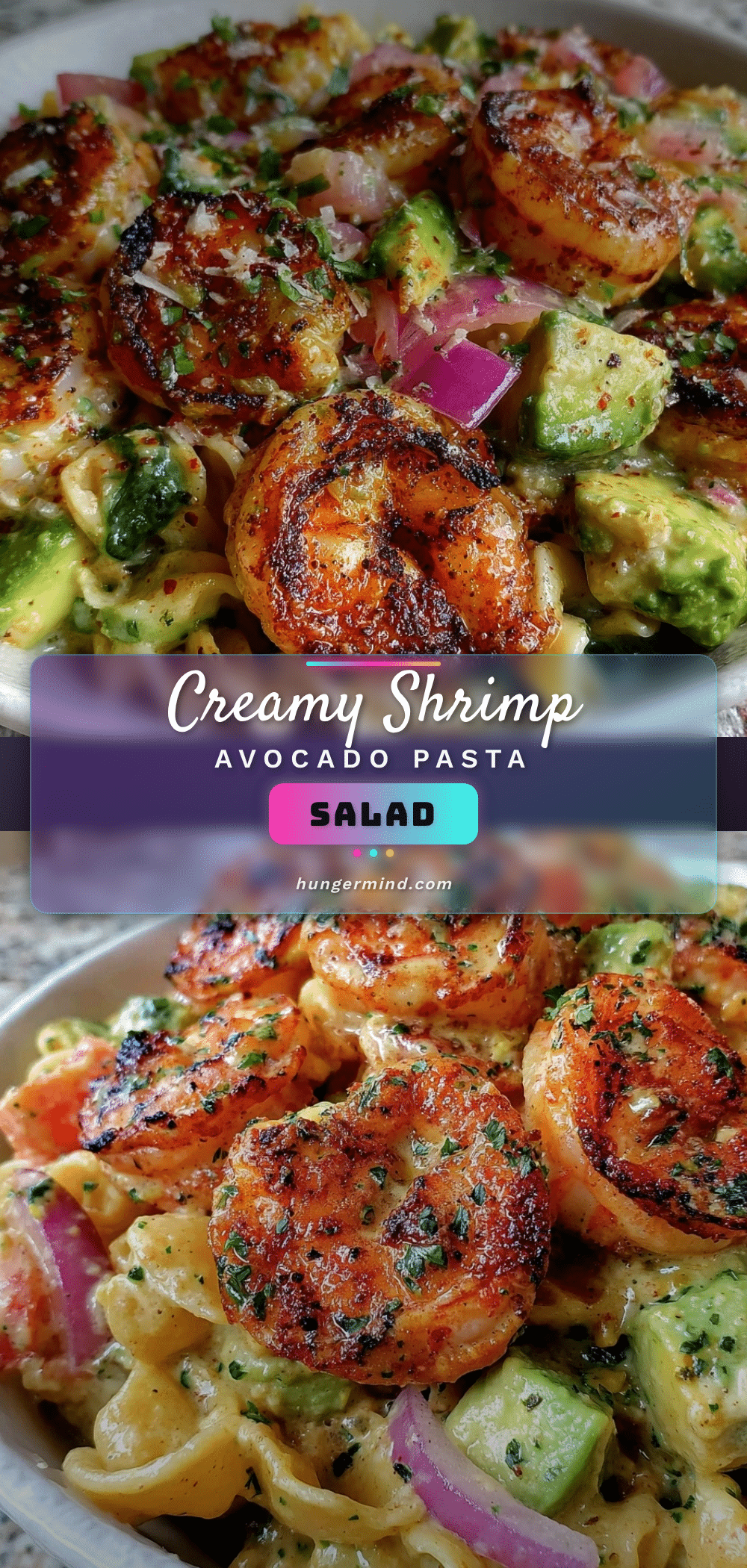 fresh shrimp avocado pasta salad recipe
