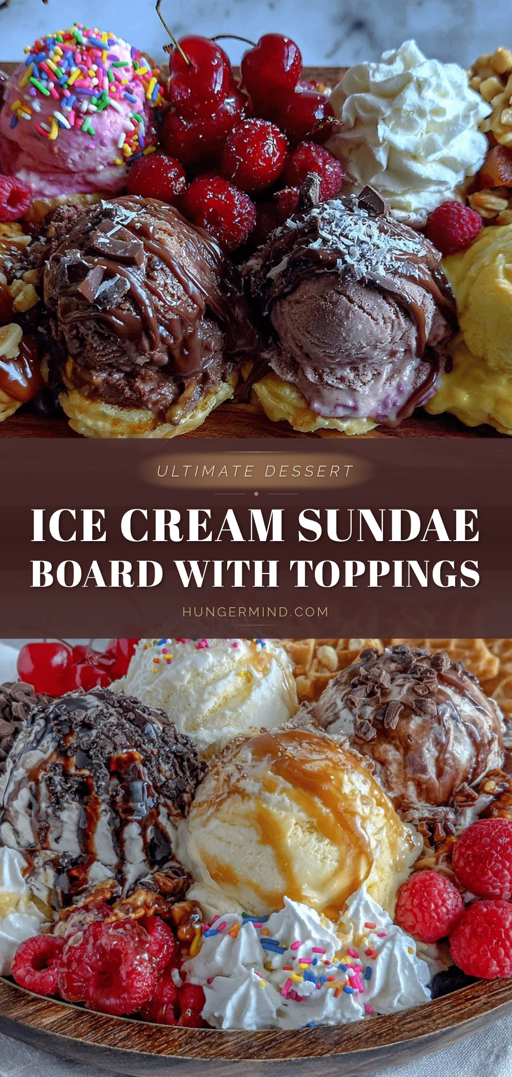 ice cream sundae charcuterie board recipe