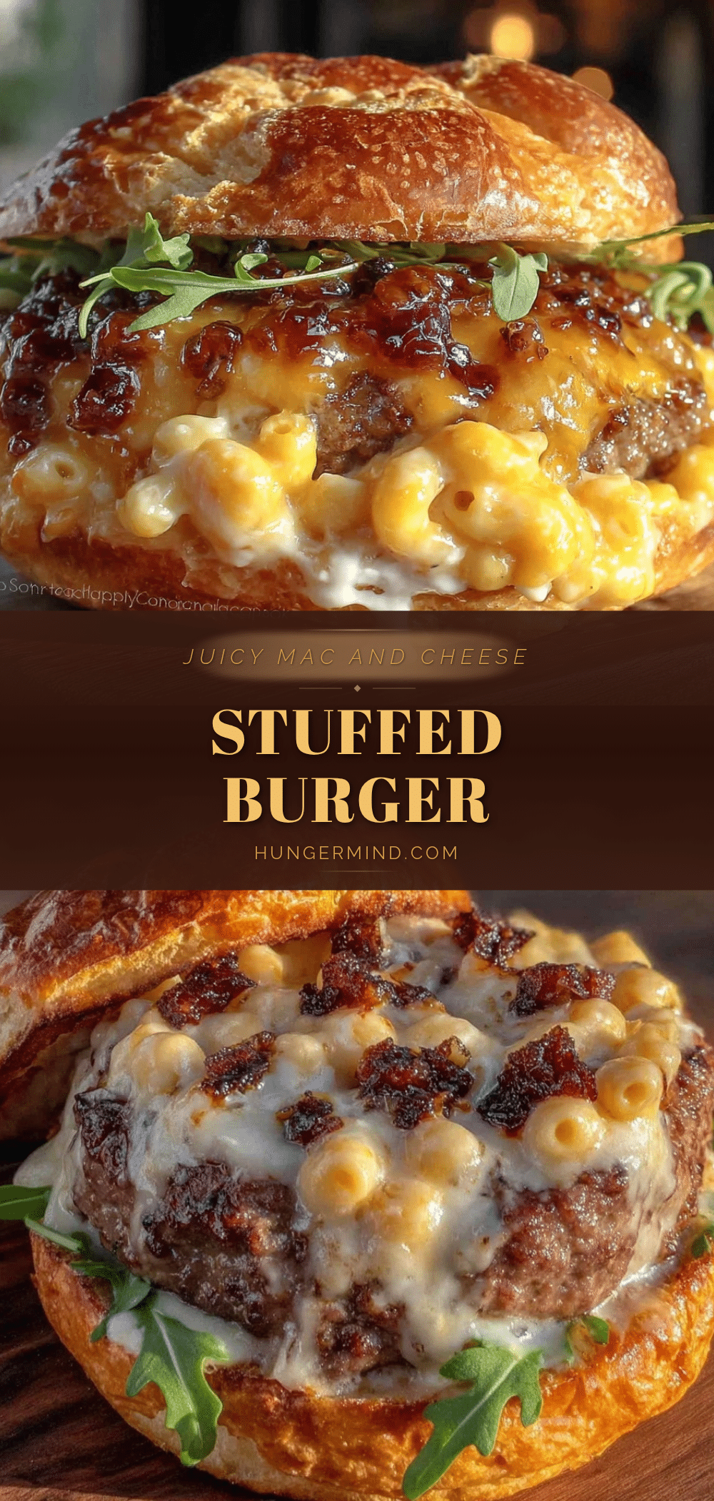 mac and cheese stuffed burger recipe