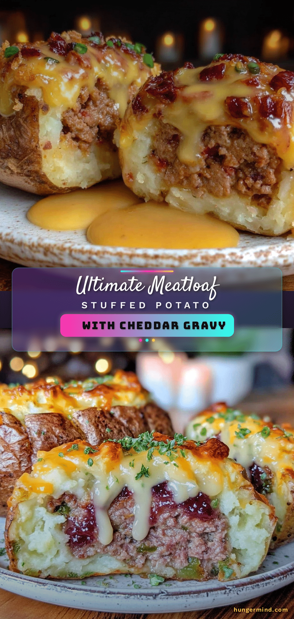 meatloaf stuffed baked potato recipe