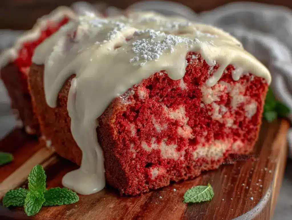 Moist Red Velvet Pound Cake - featured image