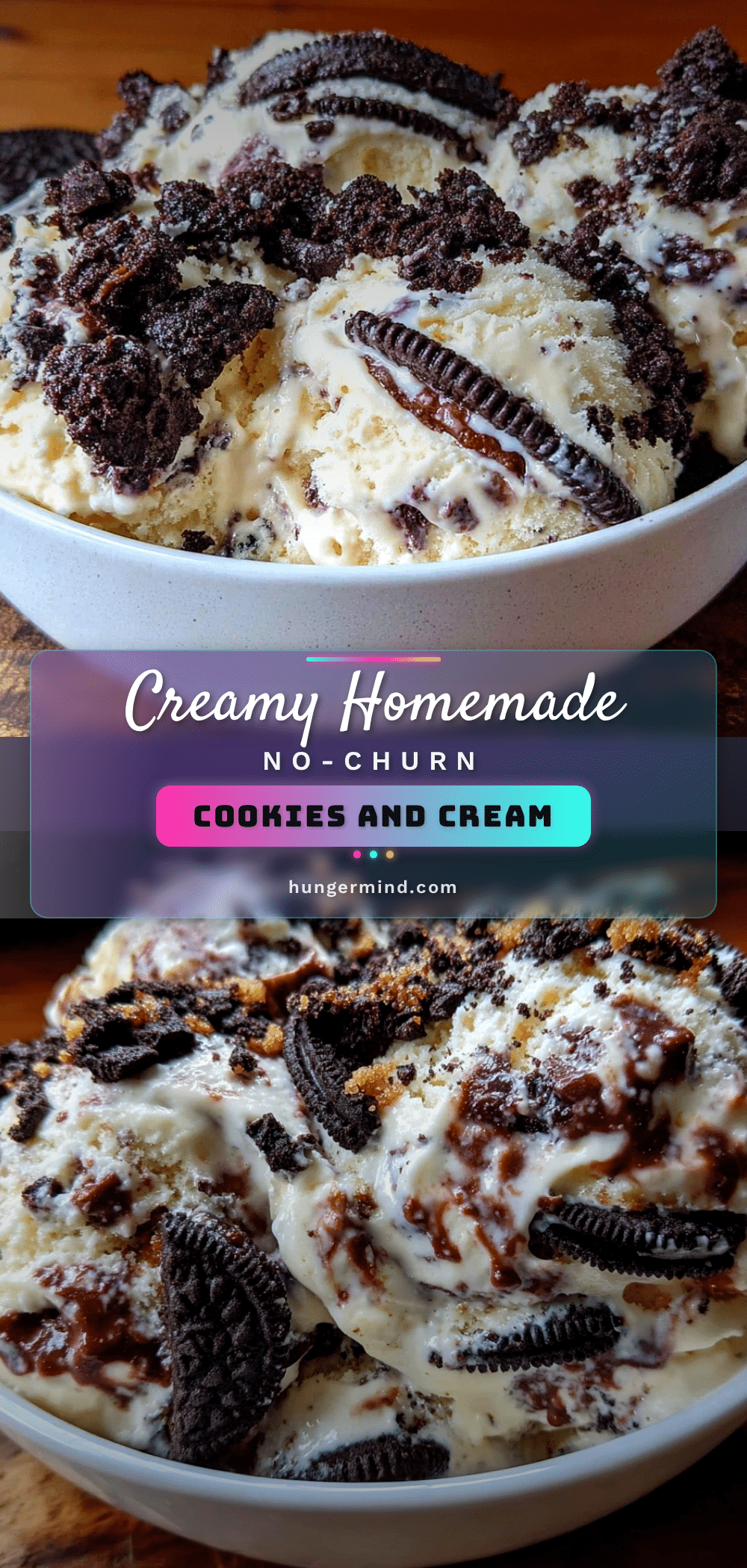 no-churn cookies and cream ice cream recipe