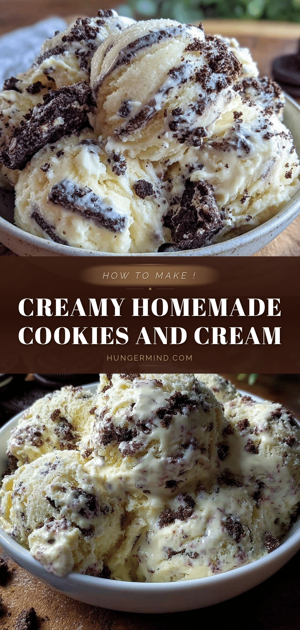 no-churn cookies and cream ice cream recipe