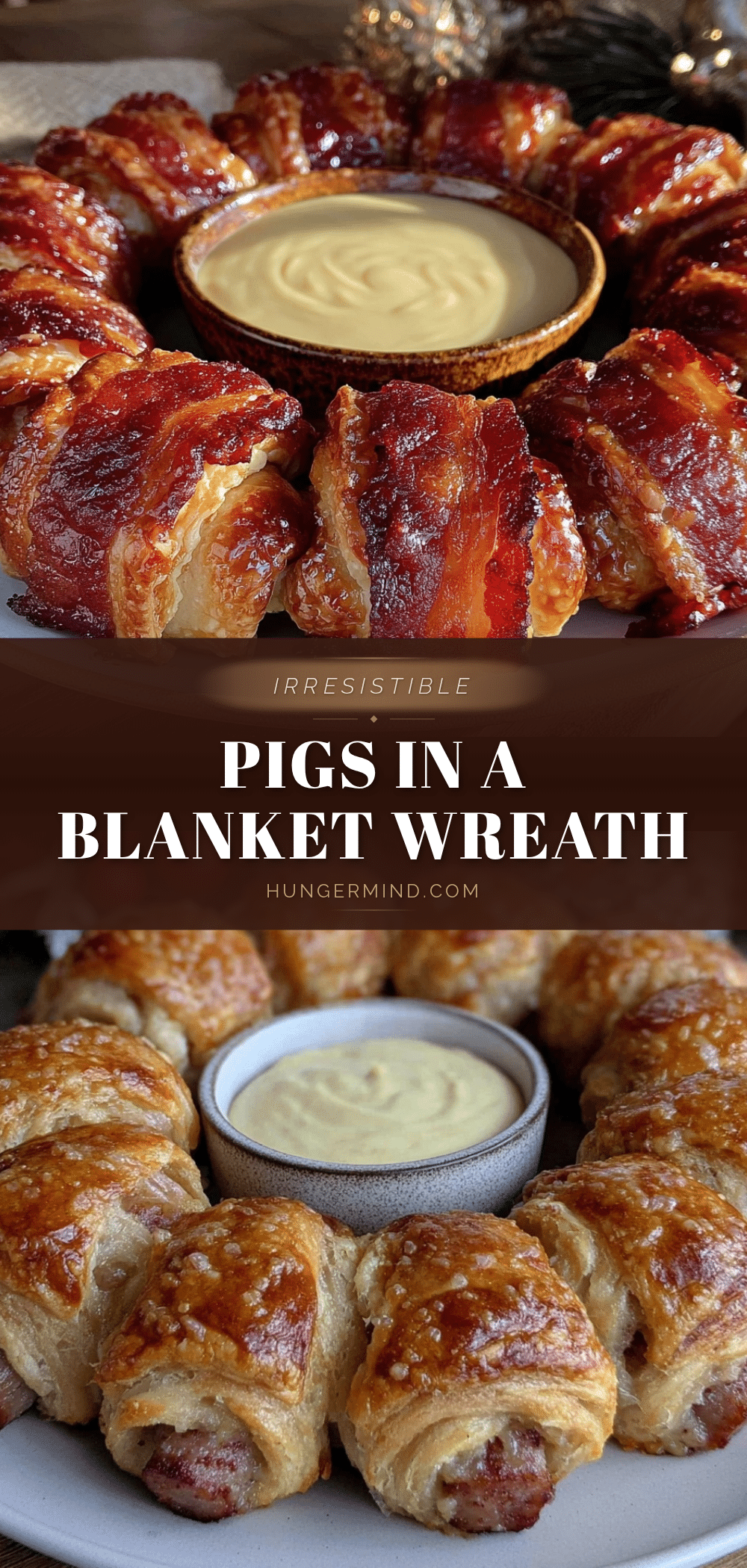 pigs in a blanket wreath ring recipe
