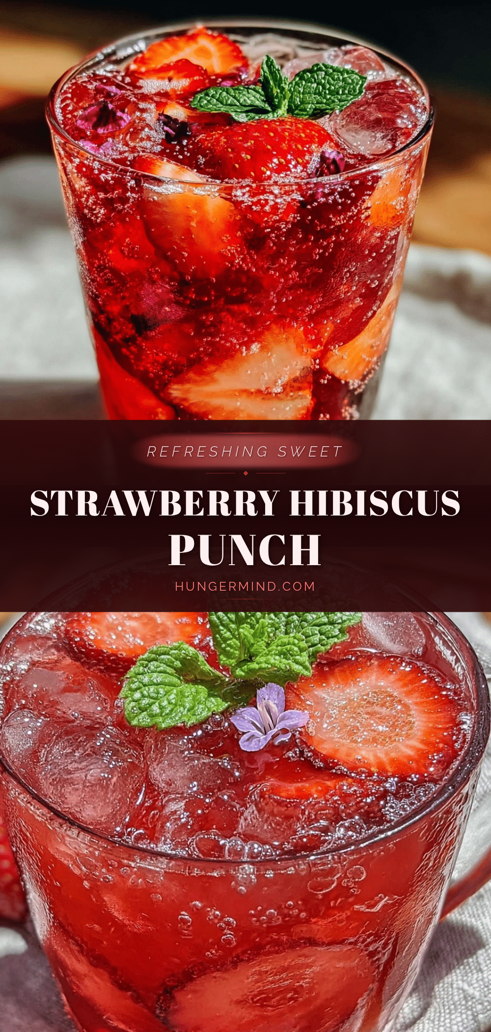 refreshing strawberry hibiscus punch recipe