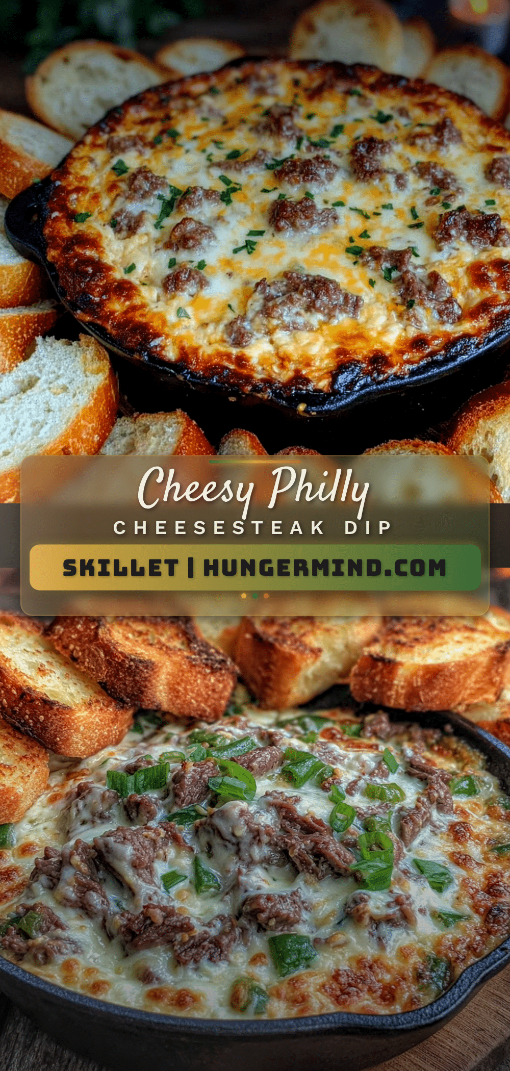 savory philly cheesesteak dip skillet recipe