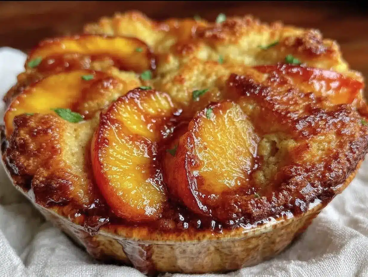 southern peach cobbler preparation steps