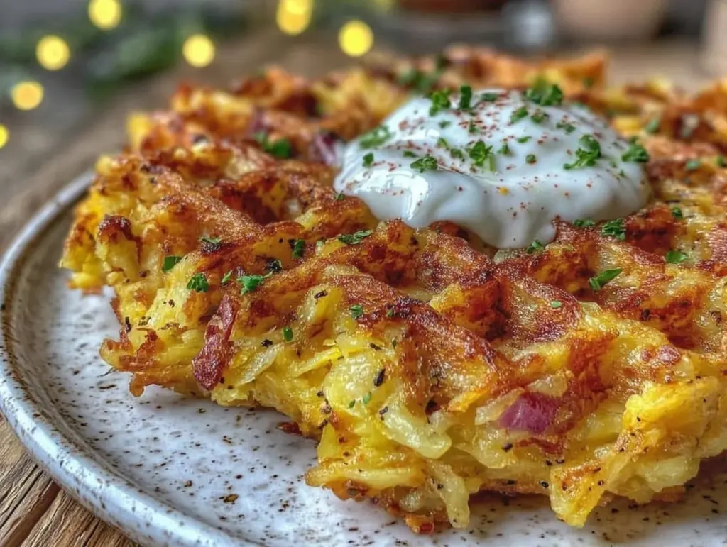 waffle iron hash browns - featured image