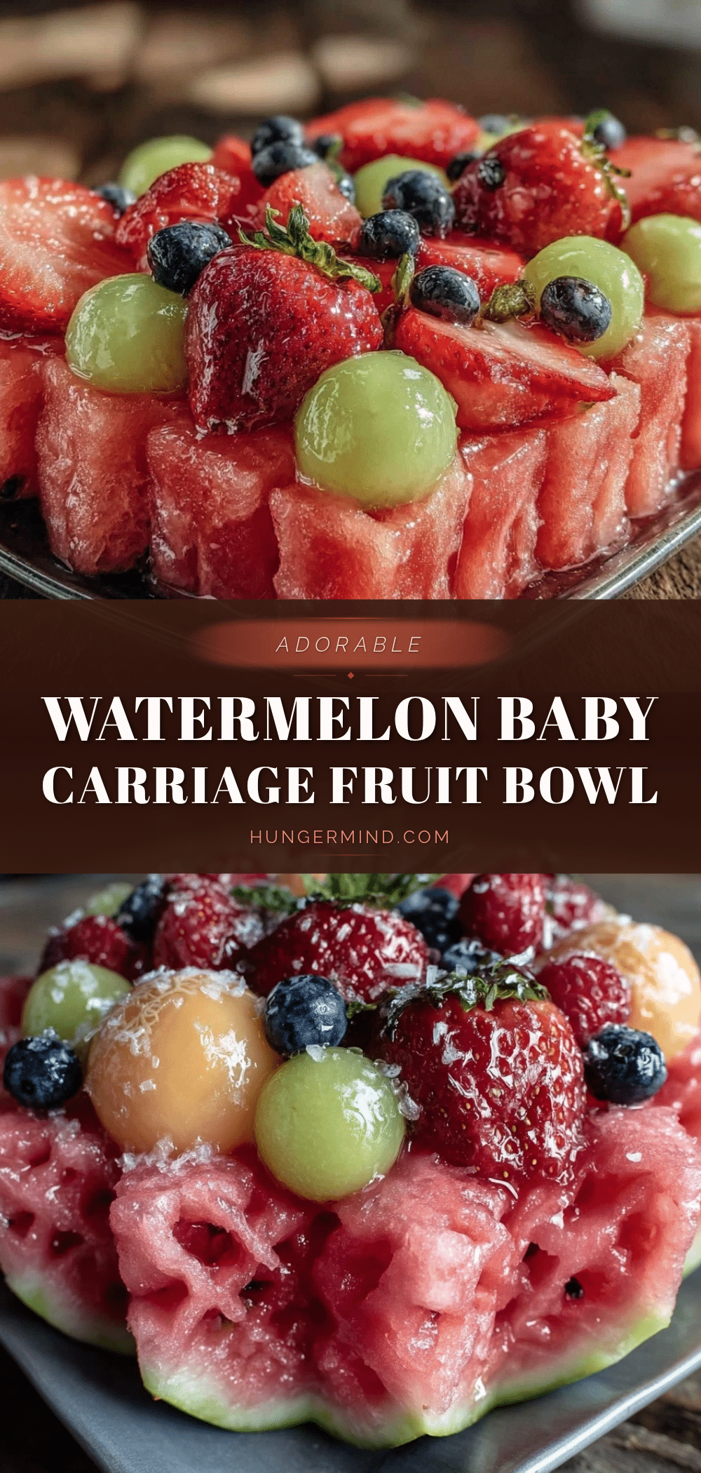 watermelon basket fruit bowl recipe