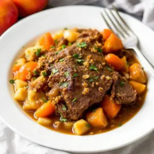 apple cider braised pot roast - featured image