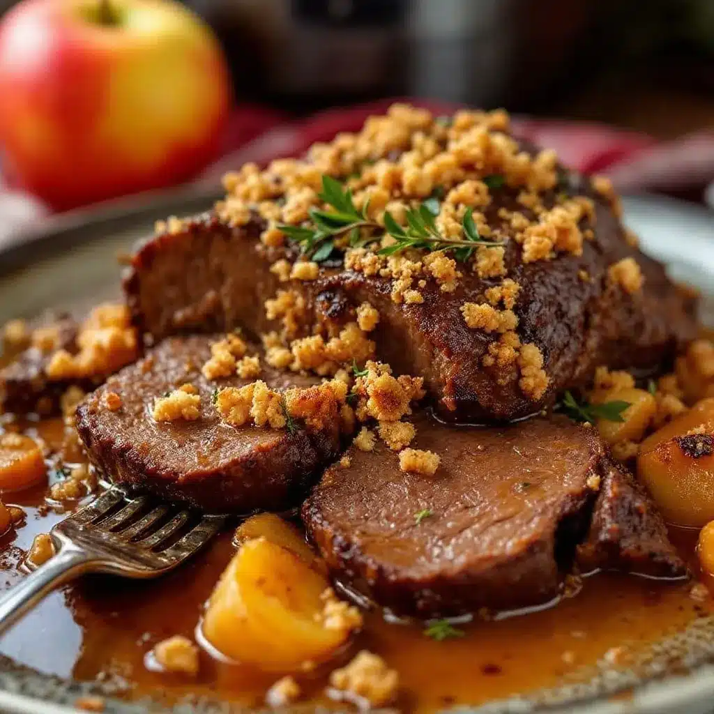 apple cider braised pot roast preparation steps