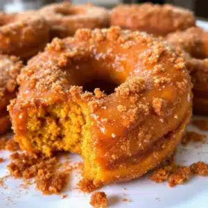 baked pumpkin donuts - featured image