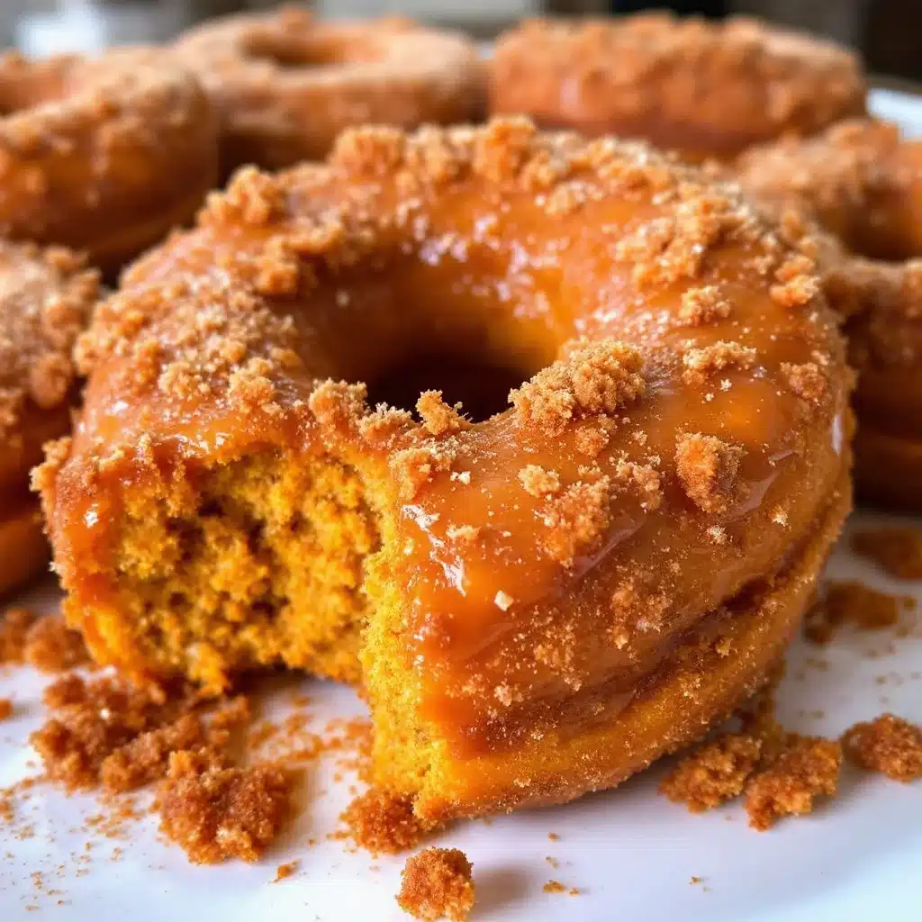 baked pumpkin donuts - featured image
