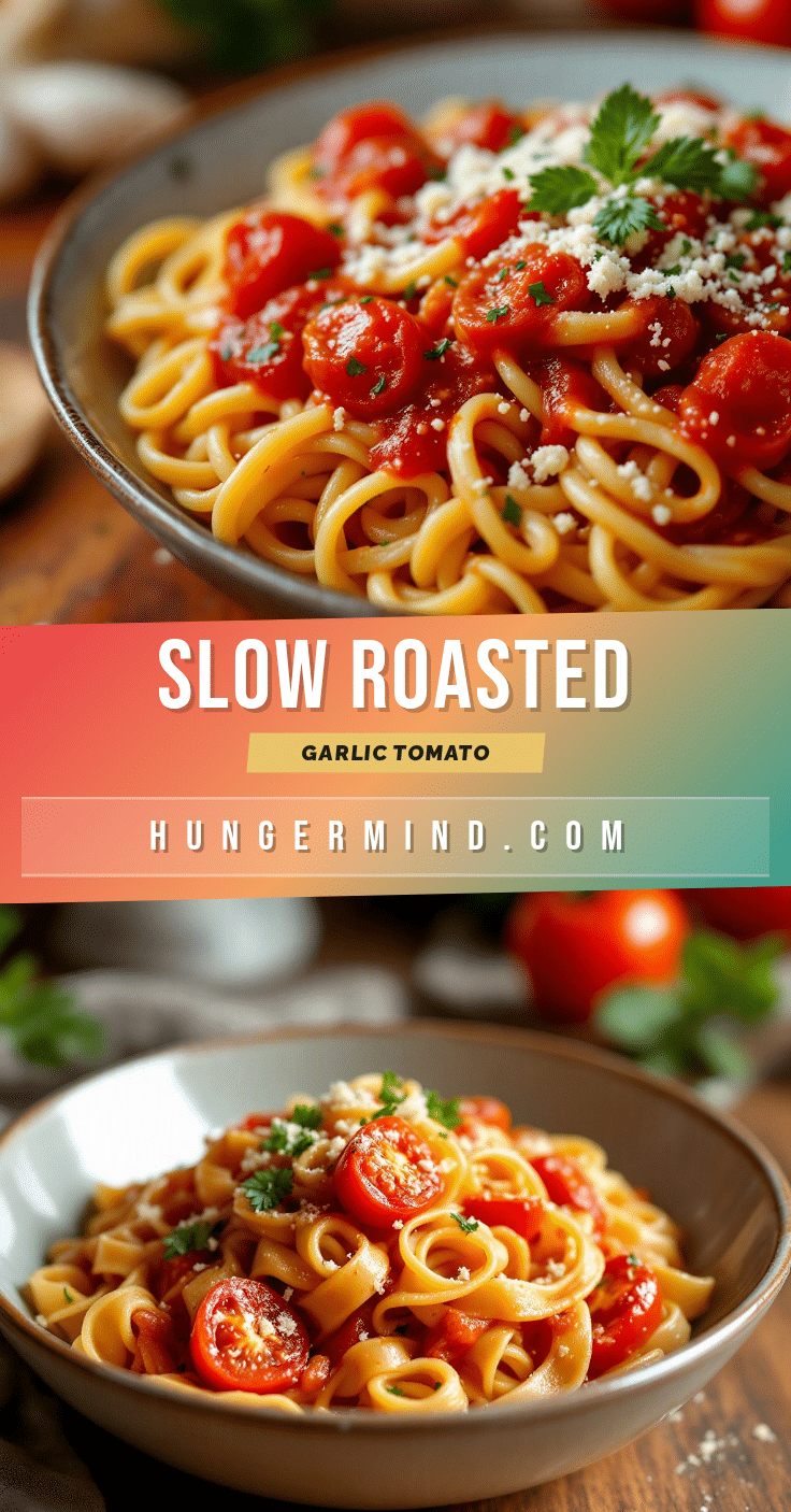 best slow roasted cherry tomato sauce with garlic recipe