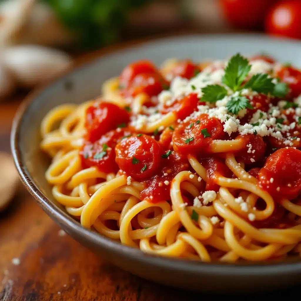 best slow roasted cherry tomato sauce with garlic - featured image