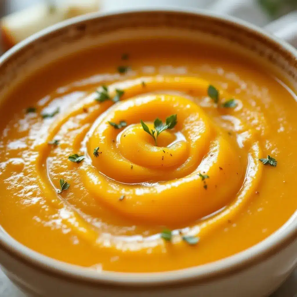 butternut squash and apple soup preparation steps