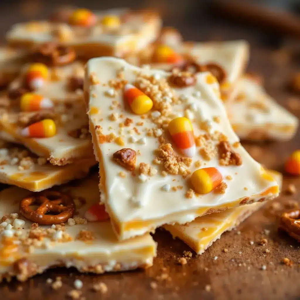 candy corn bark preparation steps