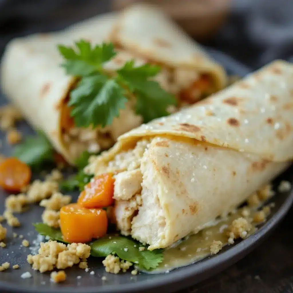chicken caesar wraps preparation steps