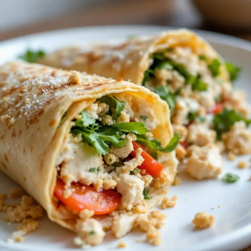 chicken caesar wraps - featured image