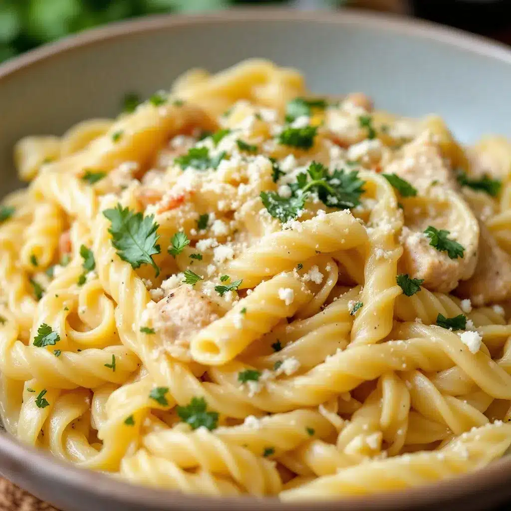 creamy one-pot tuscan chicken pasta preparation steps