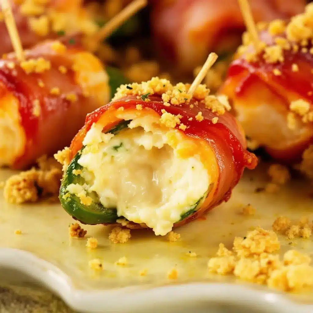crispy bacon-wrapped jalapeno popper bites - featured image