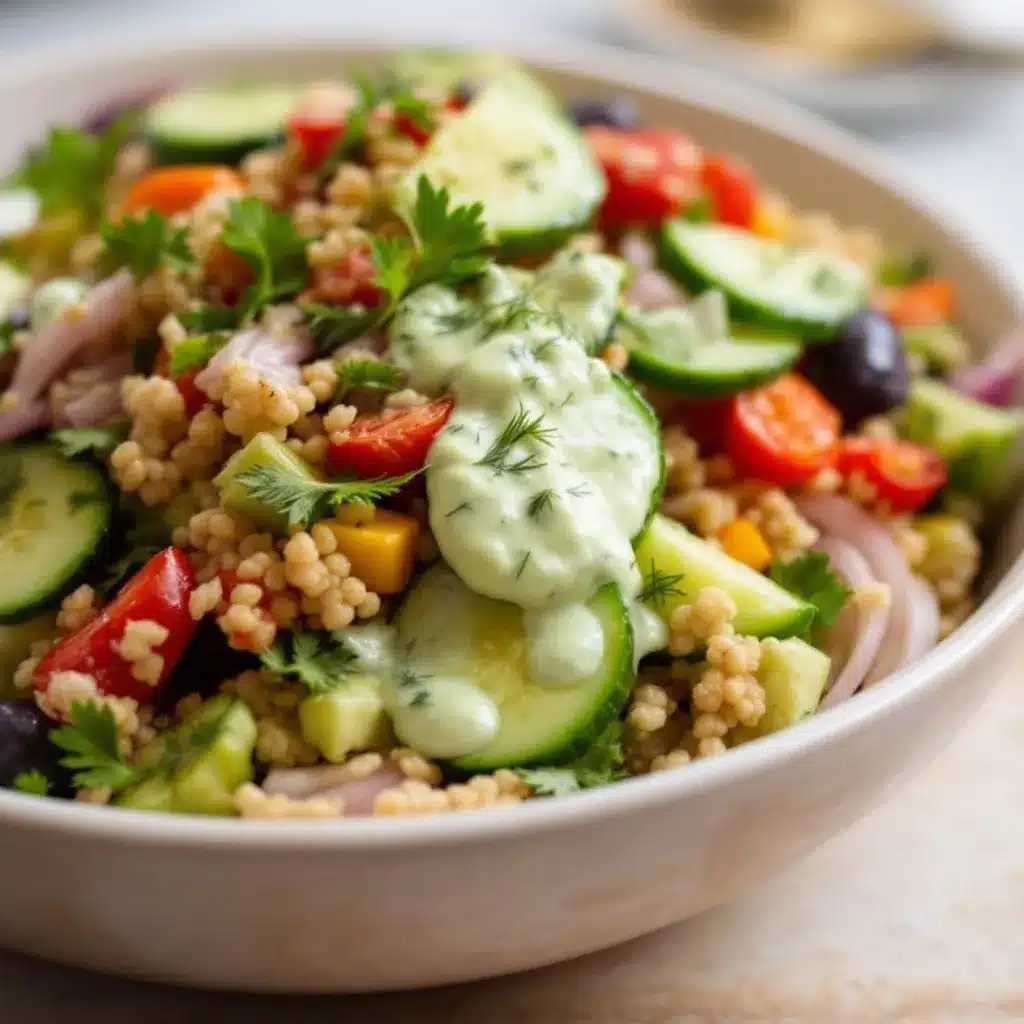 crispy dill cucumber onion salad preparation steps