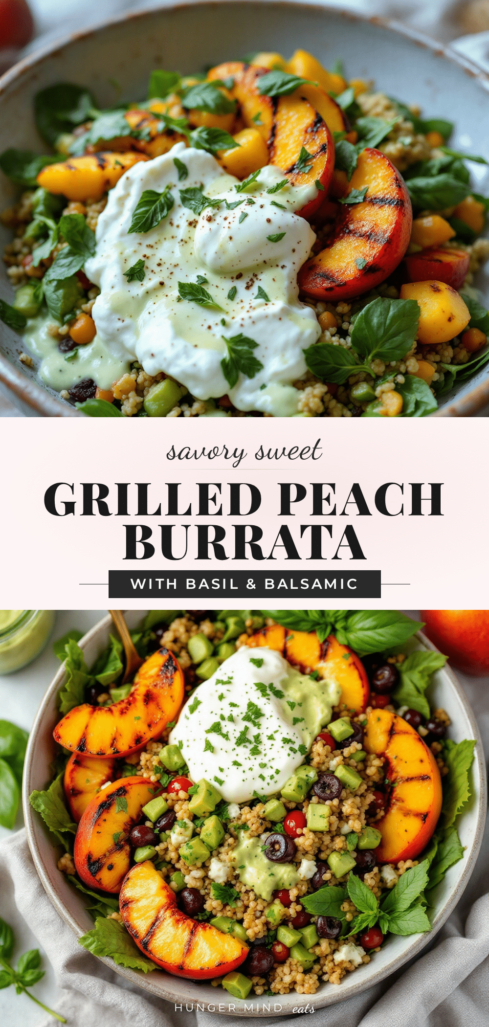 grilled peach burrata salad recipe