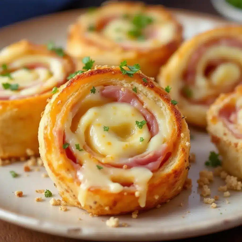 ham and cheese pinwheels preparation steps