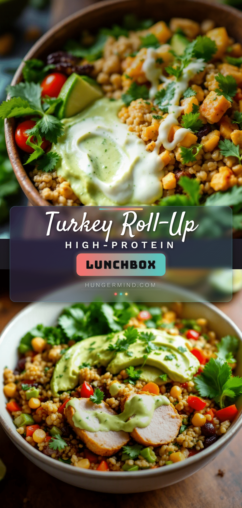 healthy high-protein turkey roll-up snack boxes recipe