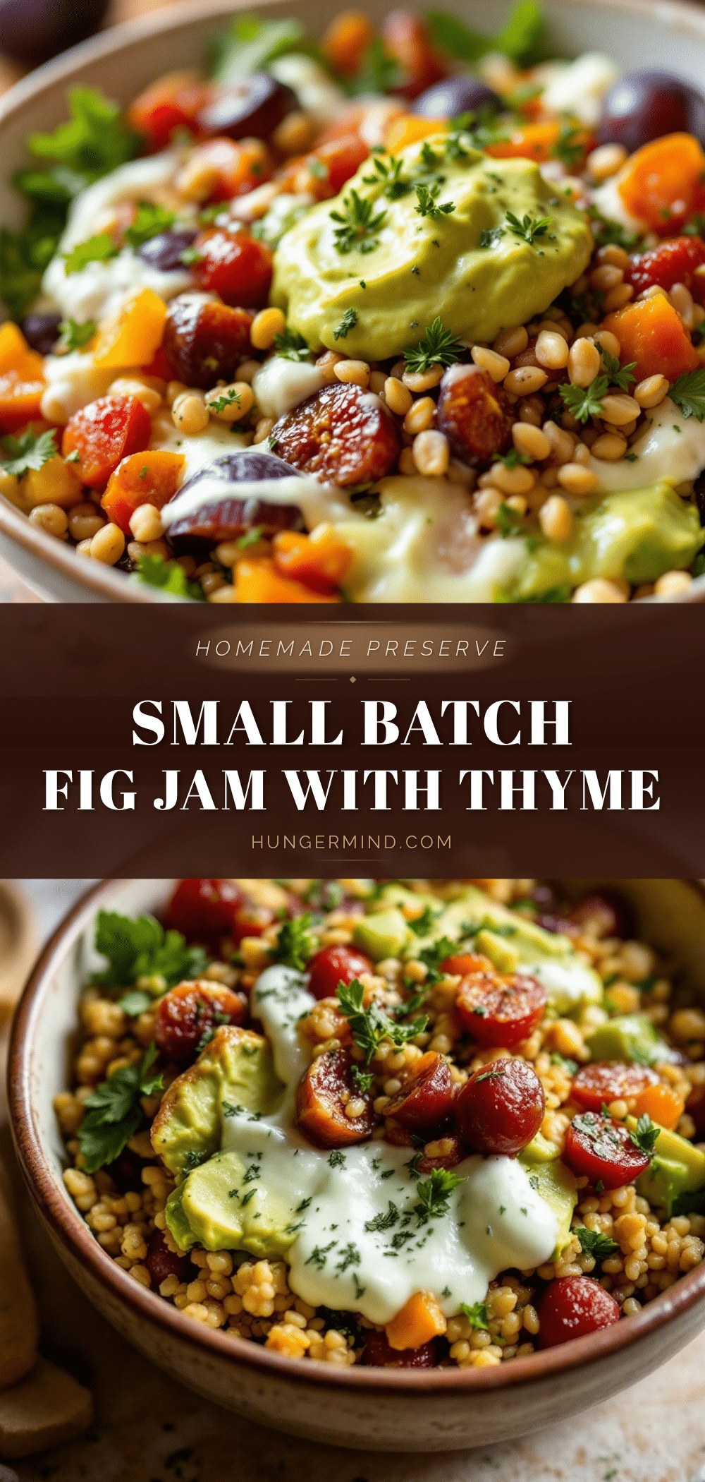 homemade fig jam with lemon and thyme recipe