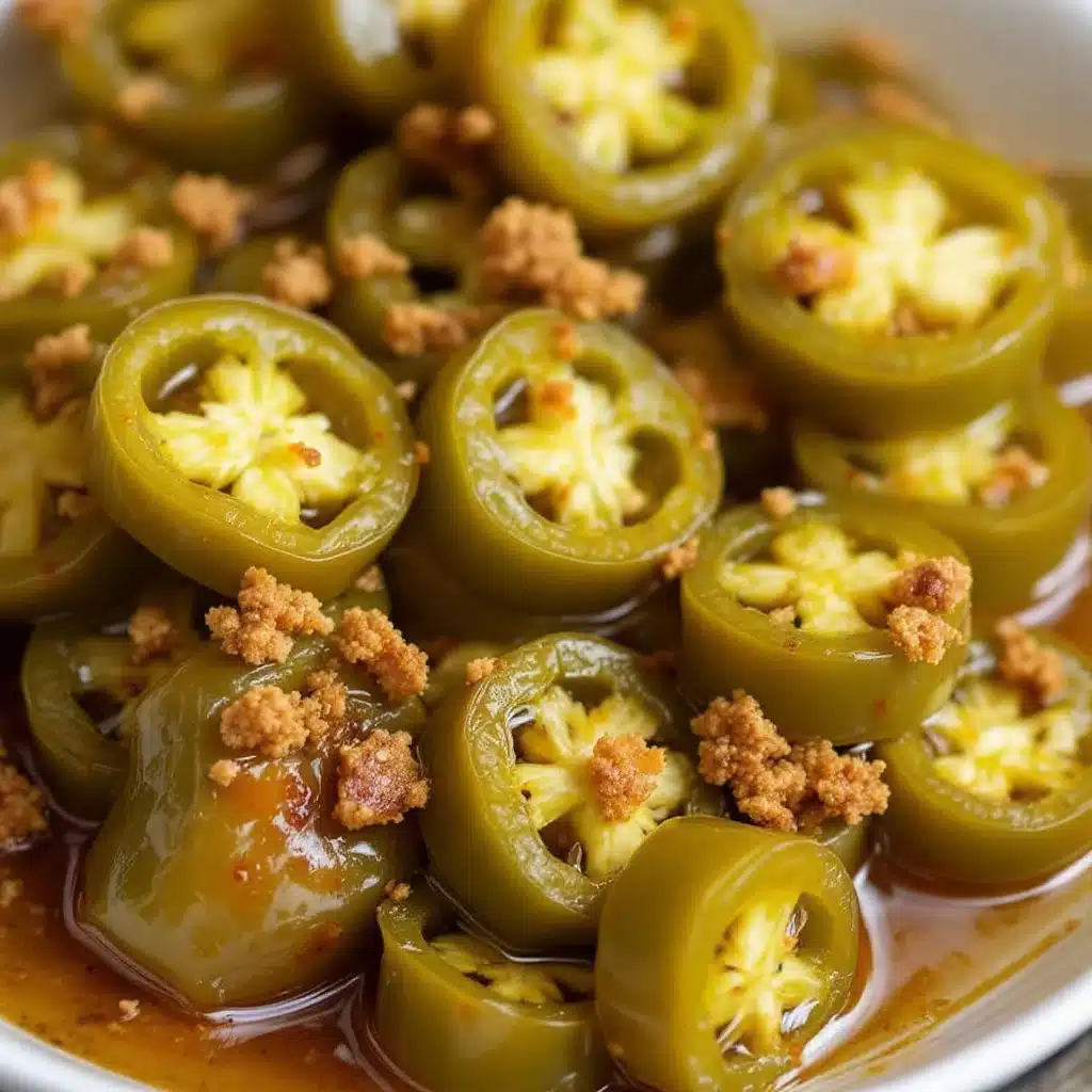 homemade spicy pickled jalapeno peppers - featured image