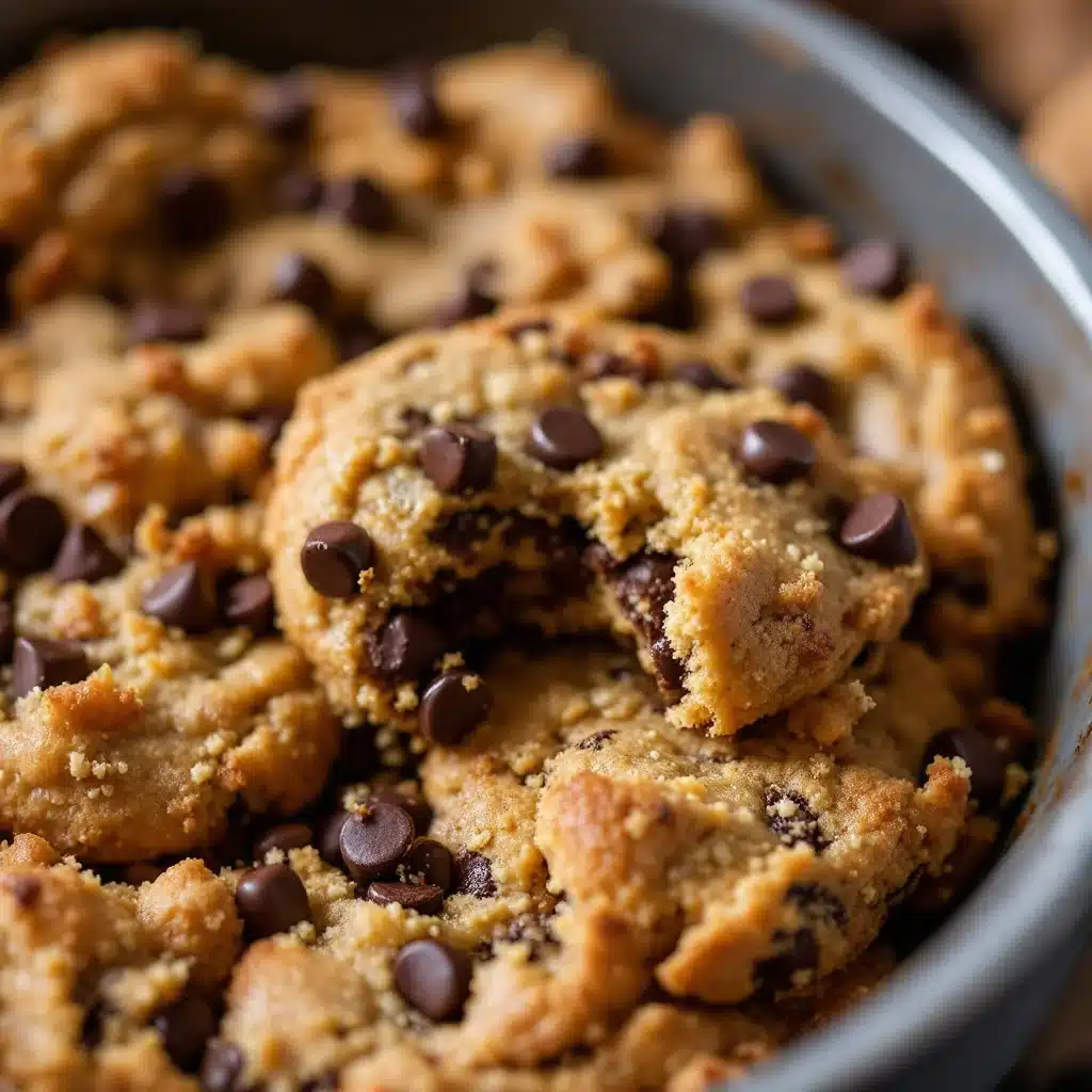 one-bowl chocolate chip zucchini cookies - featured image