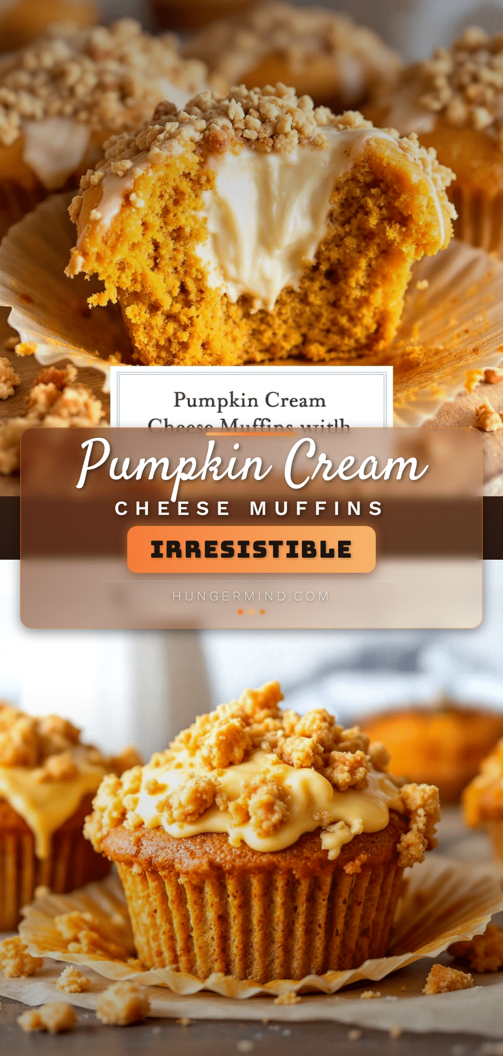 pumpkin cream cheese muffins recipe