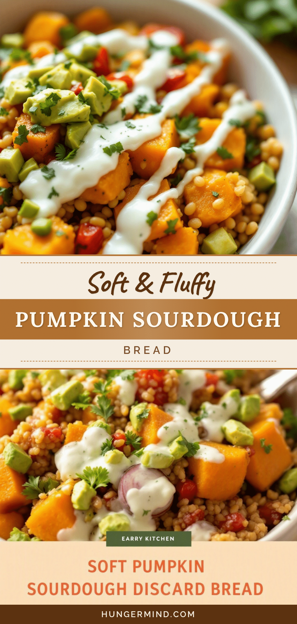 pumpkin sourdough discard bread recipe
